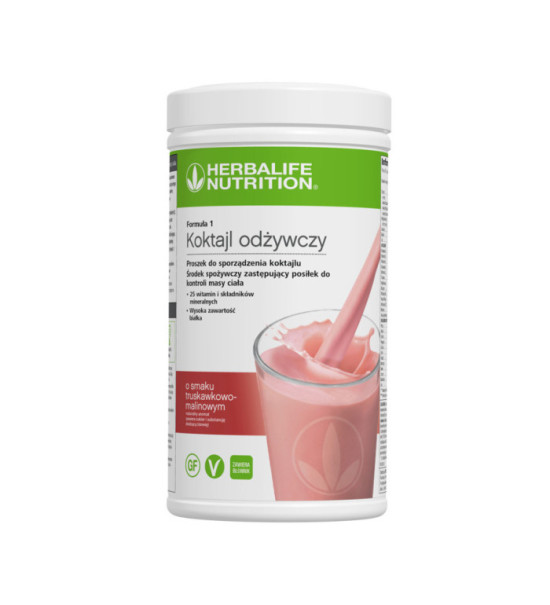 Koktajl Herbalife F1 - Smak: Truskawkowo-malinowy 550g