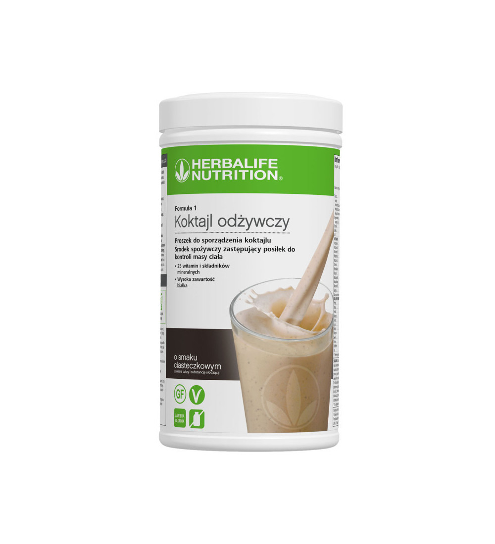 Koktajl Herbalife F1 - Smak: Ciasteczkowy 550g