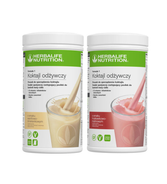 Zestaw 2x Koktajl Formuła 1 (550g) - smaki do wyboru