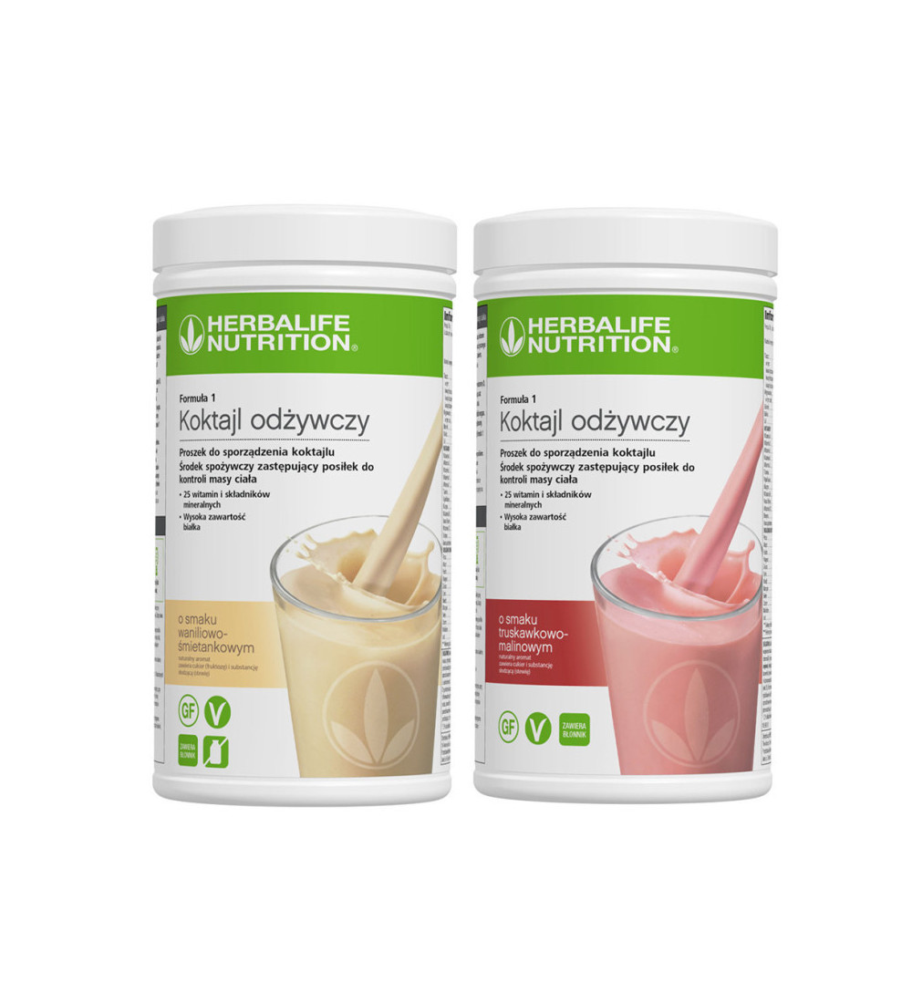 Zestaw 2x Koktajl Formuła 1 (550g) - smaki do wyboru