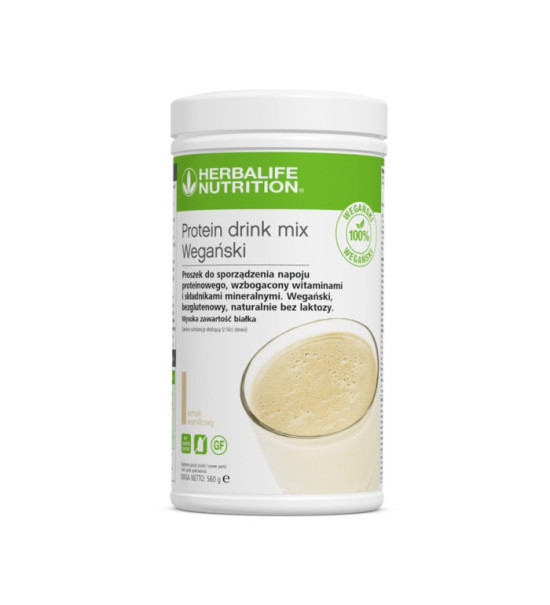 Protein drink mix Wegański smak waniliowy 560 g