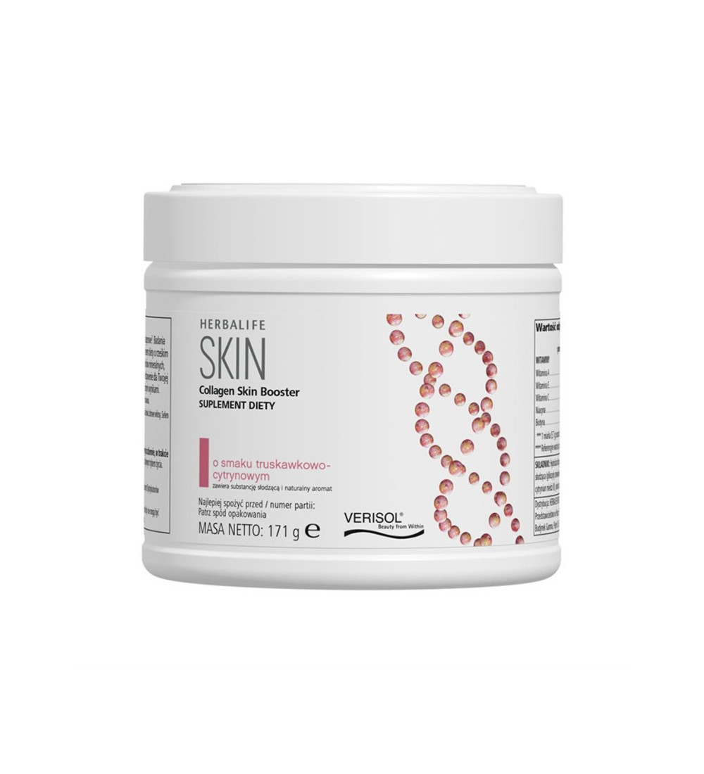 Collagen Skin Booster o smaku truskawkowo-cytrynowym 171g